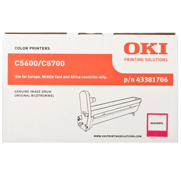 Драм-картридж C56_57 пурпурный Oki (43381706) - Фото 3