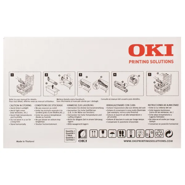 Драм-картридж C58_59 голубой Oki (43381723) - Фото 4