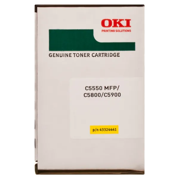 Тонер-картридж C58/59 5K NEU жовтий Oki (43324441) - Фото 2