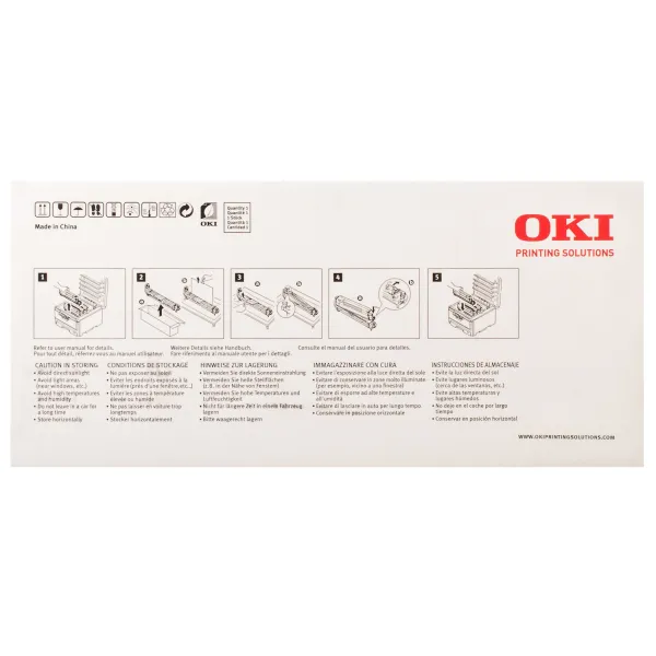 Драм-картридж C8600 пурпуровий Oki (43449014) - Фото 3