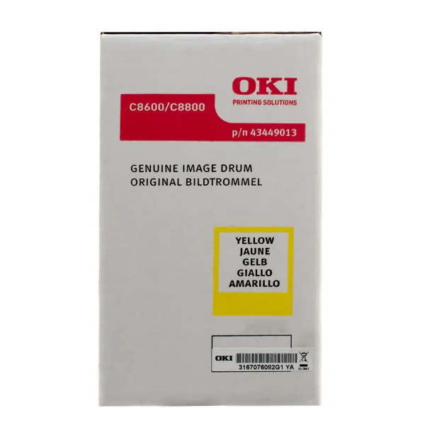 Драм-картридж C8600 жовтий Oki (43449013) - Фото 2