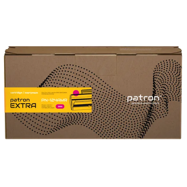 Картридж сумісний HP 124A (Q6003A) пурпуровий Extra Patron (PN-124AMR) - Фото 6