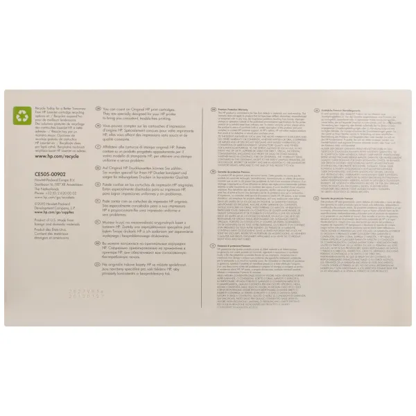 Картридж 05A черный HP (CE505A) - Фото 6