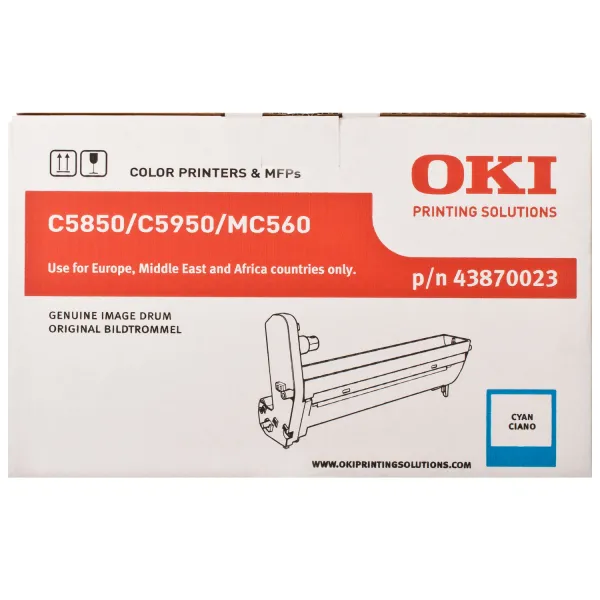 Драм-картридж C5850_5950 блакитний Oki (43870023) - Фото 4