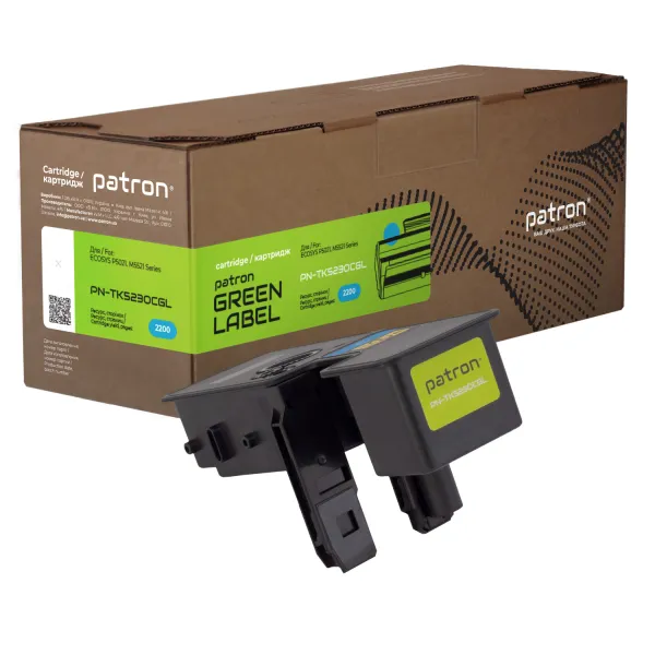 Тонер-картридж совместимый Kyocera Mita TK-5230C голубой Green Label Patron (PN-TK5230CGL)