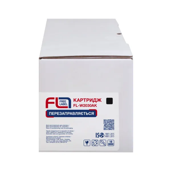Картридж совместимый HP 415A (W2030A) черный, версия без чипа Free Label (FL-W2030AK) - Фото 3