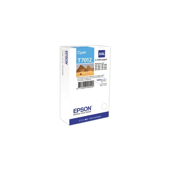 Картридж C13T70124010 голубой Epson XXL