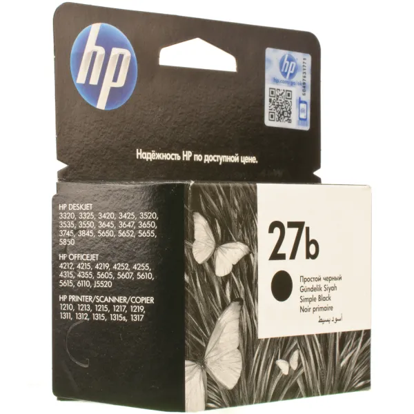 Картридж DJ C8727BE черный HP (№27b)