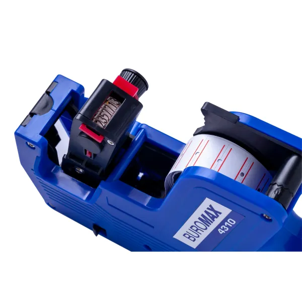 Етикет-пістолет однорядковий, горизонтальний, синій Buromax (BM.4310) - Фото 3