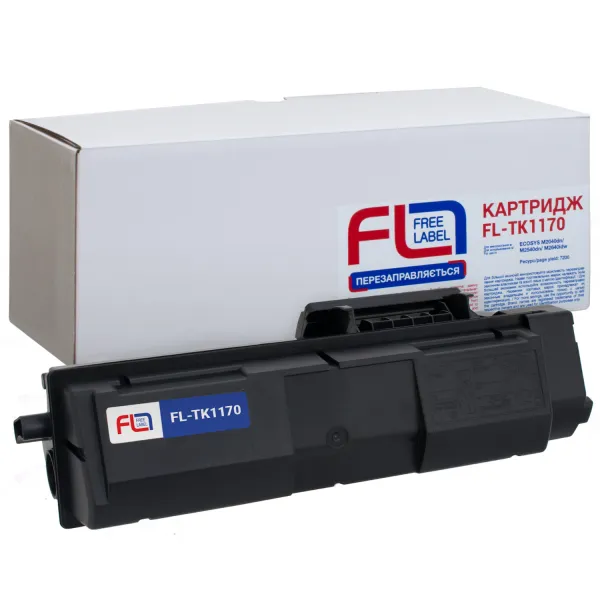 Тонер-картридж совместимый Kyocera Mita TK-1170 Free Label (FL-TK1170)