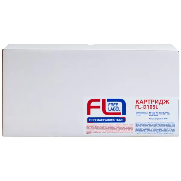 Картридж совместимый Samsung MLT-D105L (ML-1910) Free Label (FL-D105L) - Фото 2