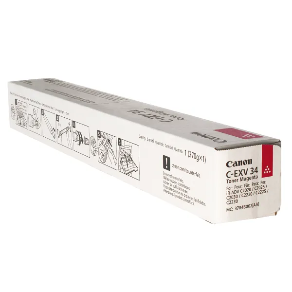 Тонер-картридж C-EXV34 пурпурный Canon (3784B002)