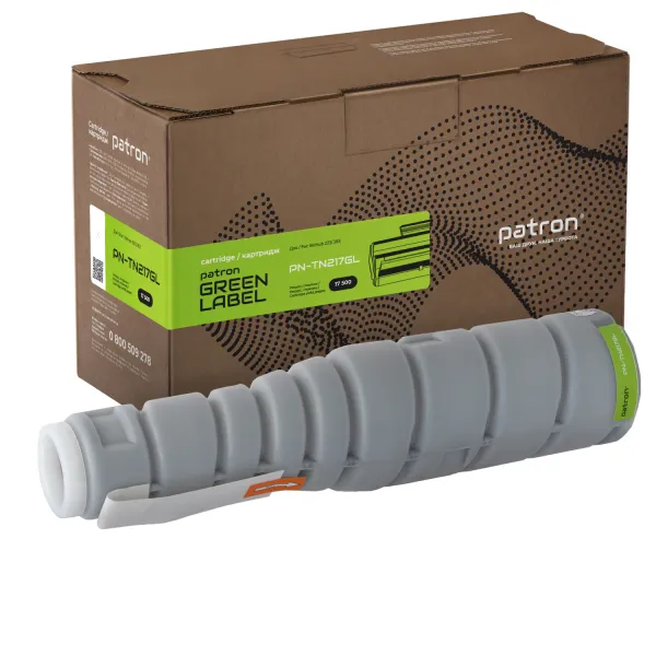 Тонер-картридж совместимый Konica Minolta TN217 Green Label Patron (PN-TN217GL)