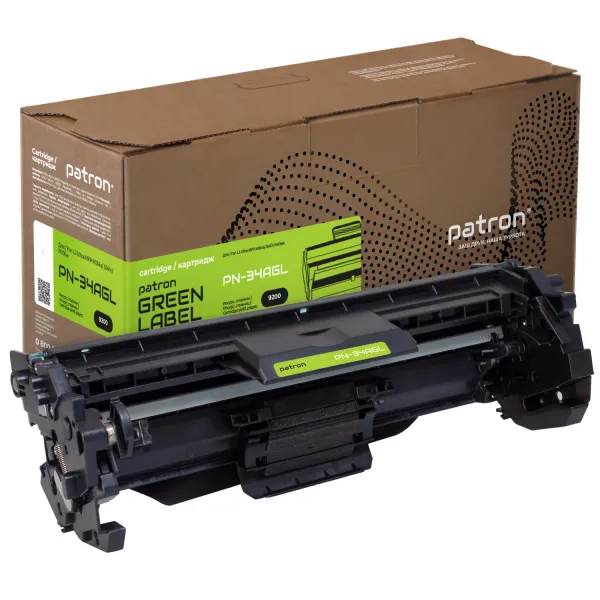 Драм-картридж совместимый HP 34A (CF234A) Green Label Patron (PN-34AGL)