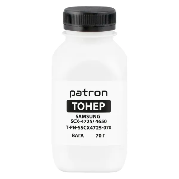 Тонер Samsung SCX-4725/SCX-4650 флакон, 70 г Patron (PN-SSCX4725-070)