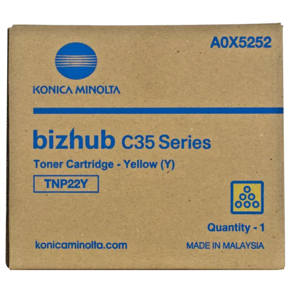 Тонер-картридж TNP-22Y желтый Konica Minolta (A0X5252) - Фото 4