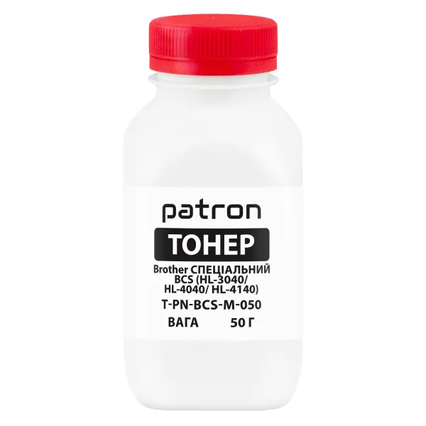 Тонер Brother спеціальний BCS HL-3040 флакон, 50 г, пурпуровий Patron (PN-BCS-M-050)