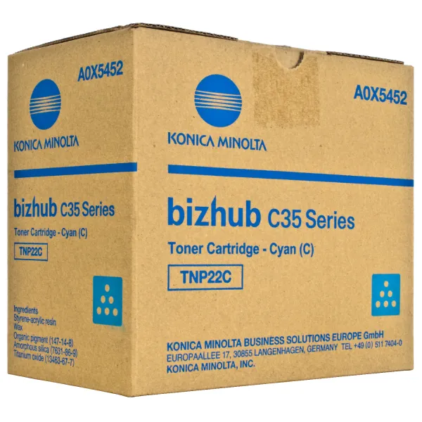 Тонер-картридж TNP-22C голубой Konica Minolta (A0X5452)