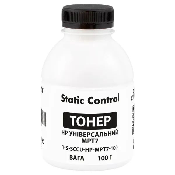 Тонер HP универсальный MPT7 флакон, 100 г SCC (TSM-MPT7-100)