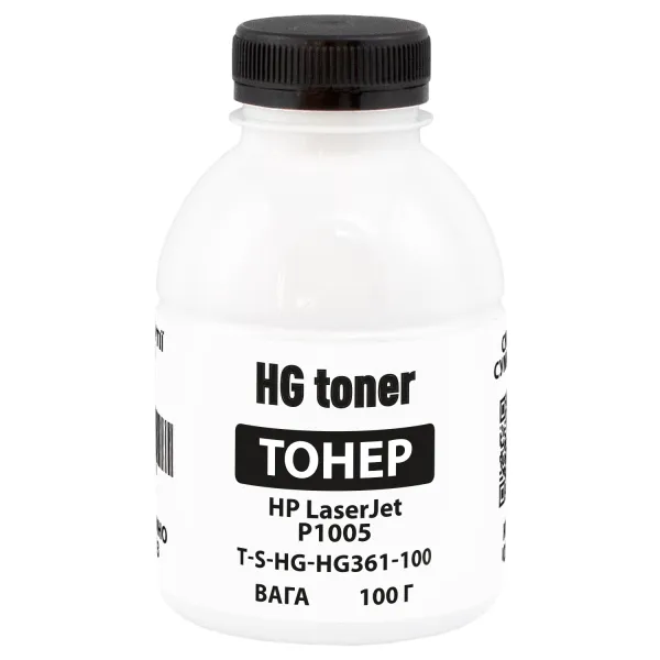 Тонер HP LaserJet P1005 флакон, 100 г HG toner (TSM-HG361-100)