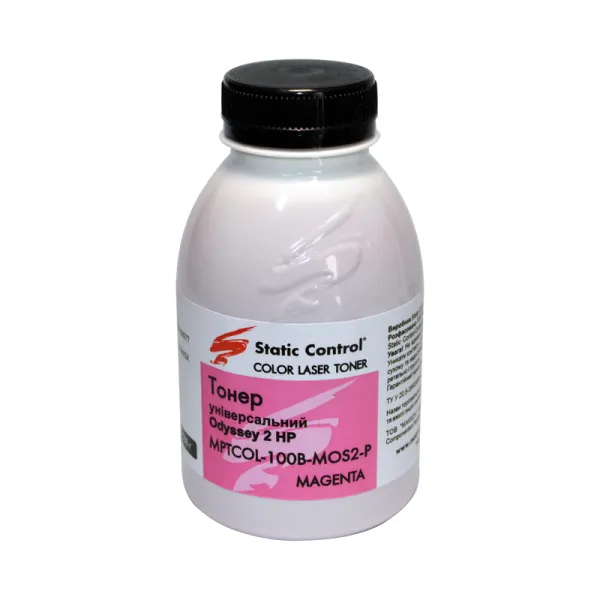 Тонер HP універсальний MPTCOL OS2 флакон, 100 г, пурпуровий SCC (MPTCOL-100B-MOS2-P)