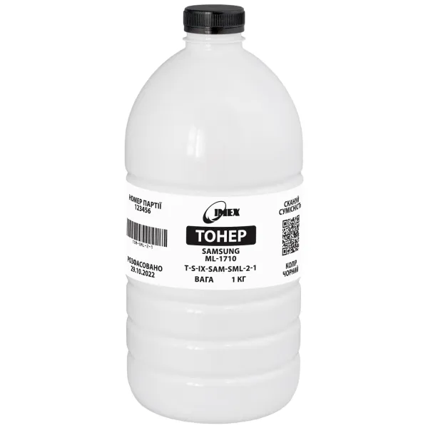 Тонер Samsung ML-1710 Polyester флакон, 1 кг Imex (TSM-SML-2-1)