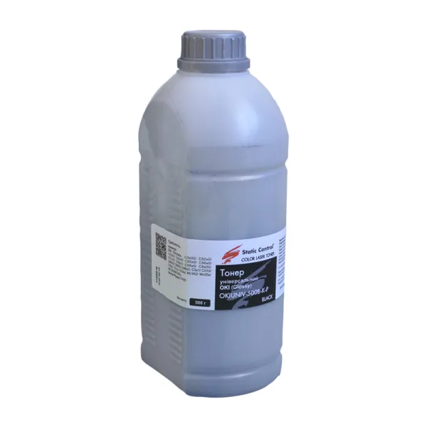 Тонер Oki универсальный OKIUNIV флакон, 500 г, черный SCC (OKIUNIV-500B-K-P)