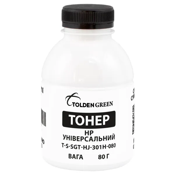 Тонер HP универсальный флакон, 80 г GoldenGreen (TSM-HJ-301H-080)