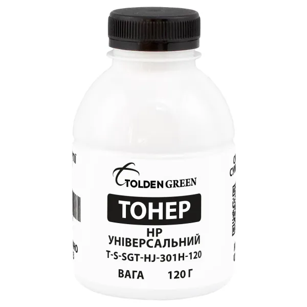 Тонер HP универсальный флакон, 120 г GoldenGreen (TSM-HJ-301H-120)