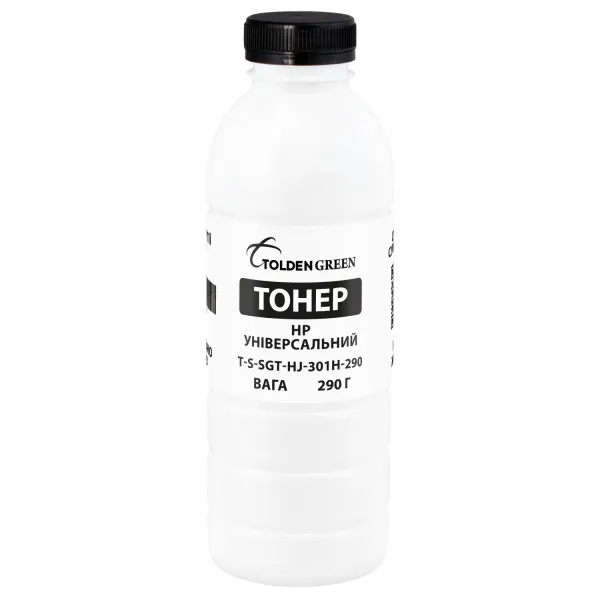 Тонер HP универсальный флакон, 290 г GoldenGreen (TSM-HJ-301H-290)
