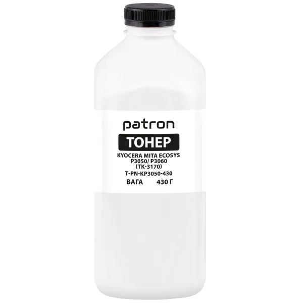 Тонер Kyocera Mita Ecosys P3050/P3060 флакон, 430 г Patron (PN-KP3050-430)