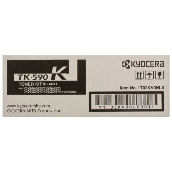 Тонер-картридж TK-590K черный Kyocera Mita (1T02KV0NL0) - Фото 3