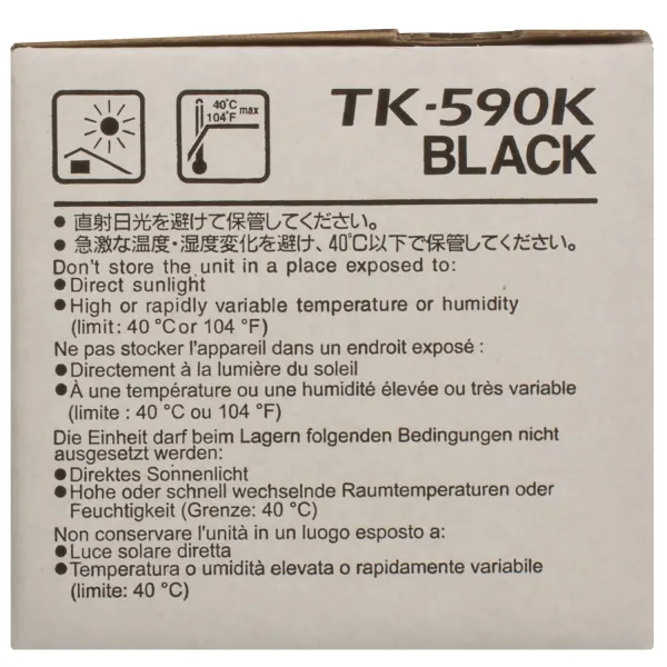 Тонер-картридж TK-590K черный Kyocera Mita (1T02KV0NL0) - Фото 2
