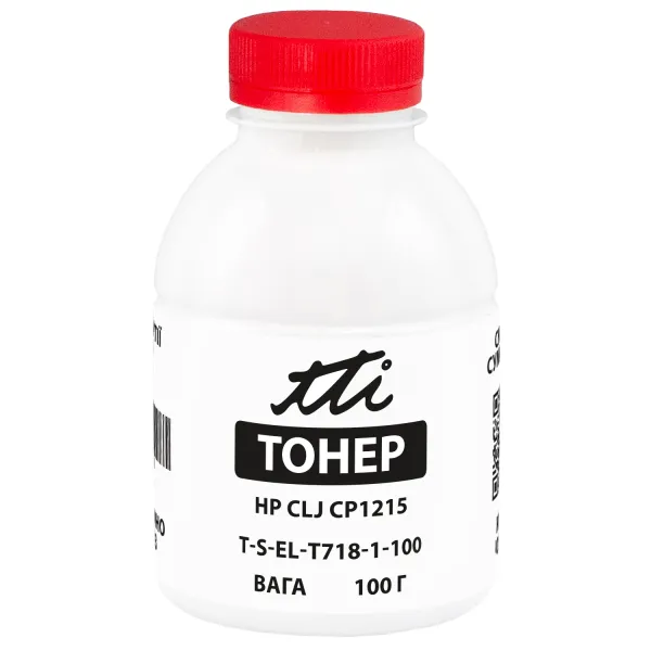 Тонер HP CLJ CP1215 флакон, 100 г, пурпурный TTI (TSM-T718-1-100)