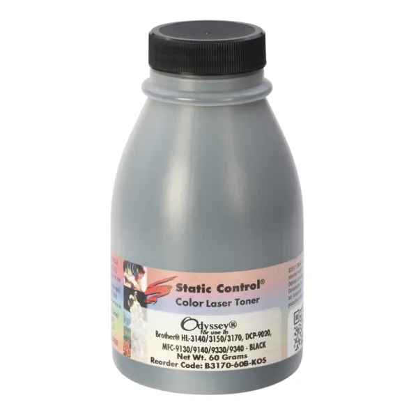 Тонер Brother HL-L3170 флакон, 60 г, чорний SCC (B3170-60B-KOS)