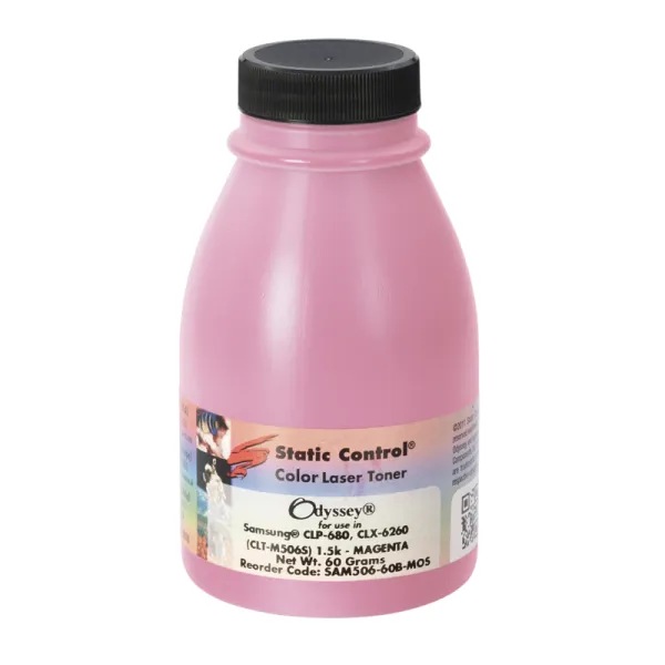 Тонер Samsung CLP-680 флакон, 60 г, пурпуровий SCC (SAM506-60B-MOS)