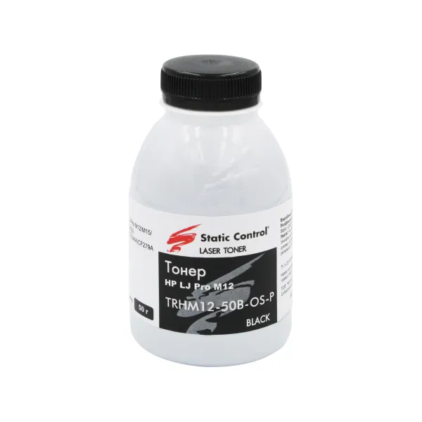 Тонер HP LJ Pro M12 флакон, 50 г SCC (TRHM12-50B-OS-P)
