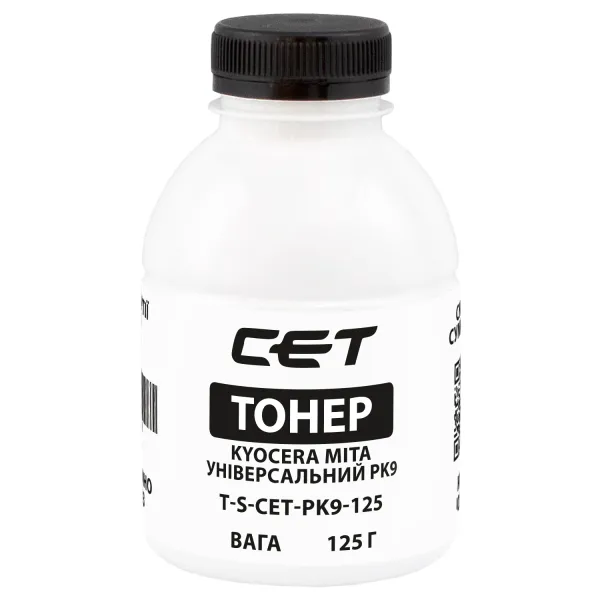 Тонер Kyocera Mita универсальный PK9 флакон, 125 г CET (TSM-PK9-125)