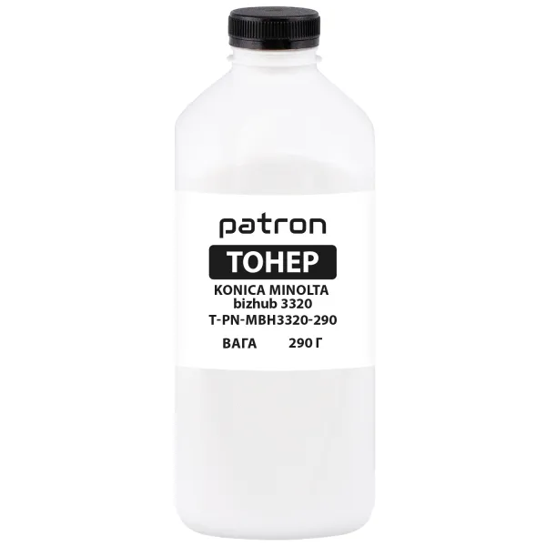 Тонер Konica Minolta bizhub 3320 флакон, 290 г Patron (PN-MBH3320-290)
