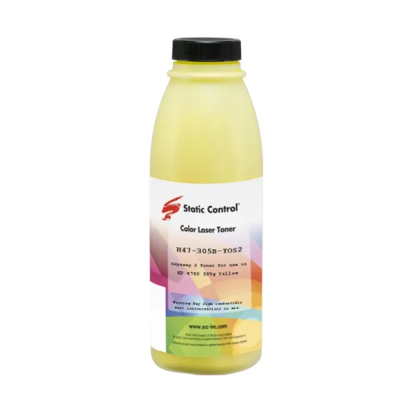 Тонер HP CLJ 4700 флакон, 305 г, желтый SCC (H47-305B-YOS2)