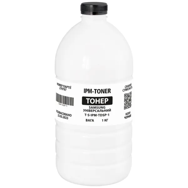Тонер Samsung универсальный флакон, 1 кг IPM (TSM-TDSP-1)