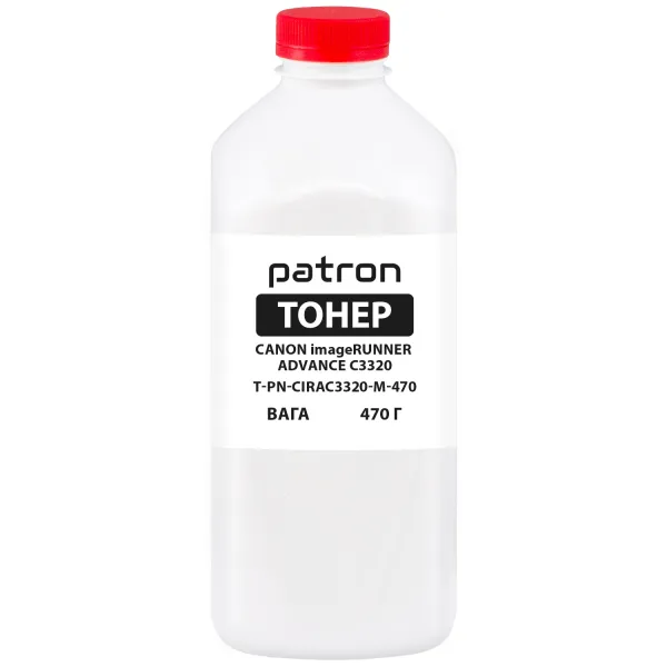 Тонер Canon imageRUNNER ADVANCE C3320 пурпурный флакон, 470 г Patron (PN-CIRAC3320-M-470)