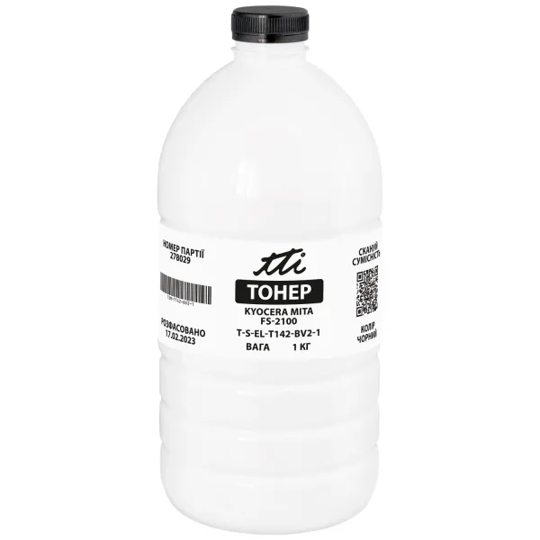 Тонер Kyocera Mita FS-2100 флакон, 1 кг TTI (TSM-T142-BV2-1)
