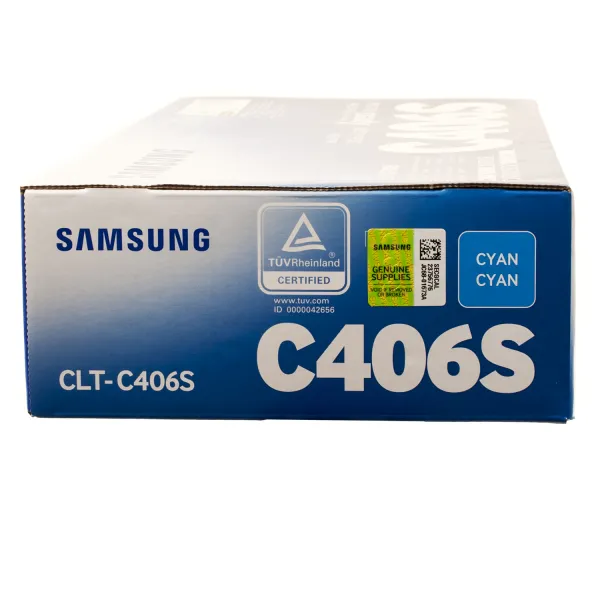Тонер-картридж CLT-C406S блакитний Samsung (ST986A) - Фото 2