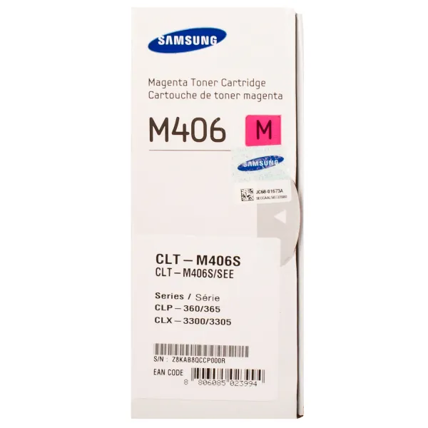 Тонер-картридж CLT-M406S пурпуровий Samsung (SU254A) - Фото 6