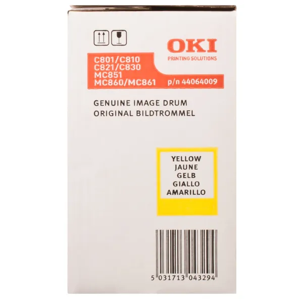 Драм-картридж C810/830/MC860 жовтий Oki (44064009) - Фото 2