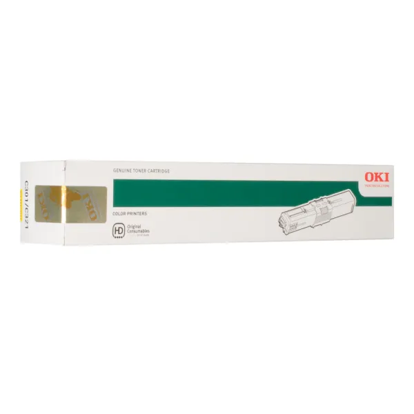 Тонер-картридж C301/C321 желтый Oki (44973541/44973533)