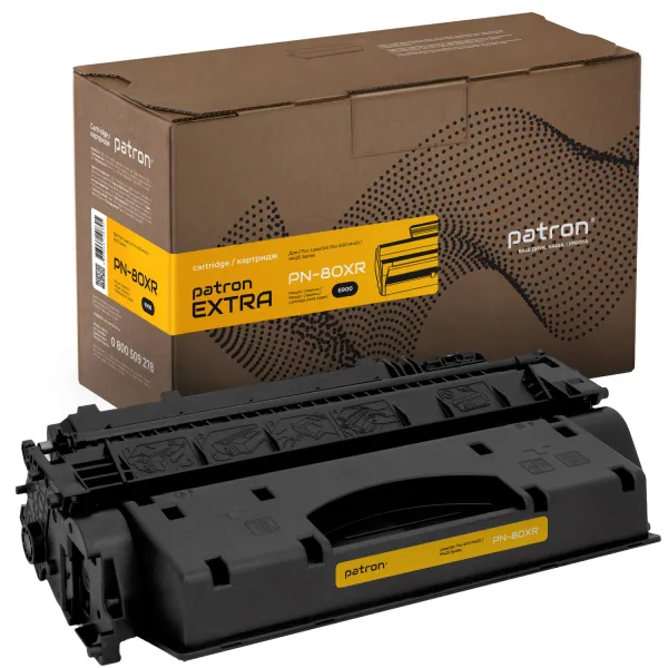 Картридж совместимый HP 80X (CF280X) Extra Patron (PN-80XR)
