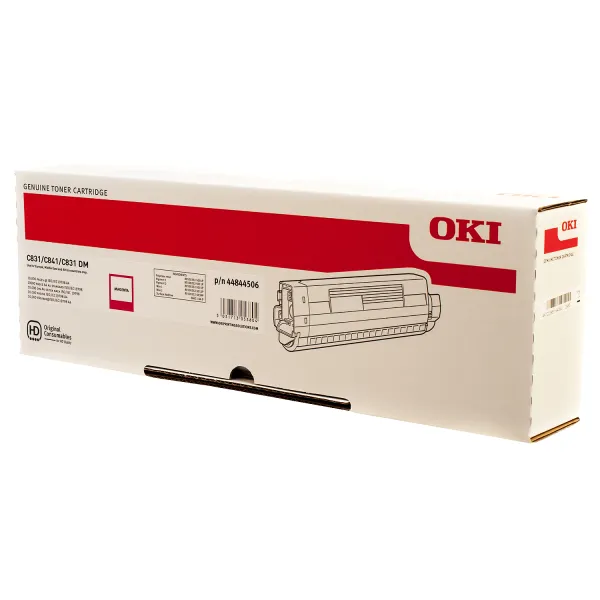 Тонер-картридж C831/841 пурпурный Oki (44844506) - Фото 3