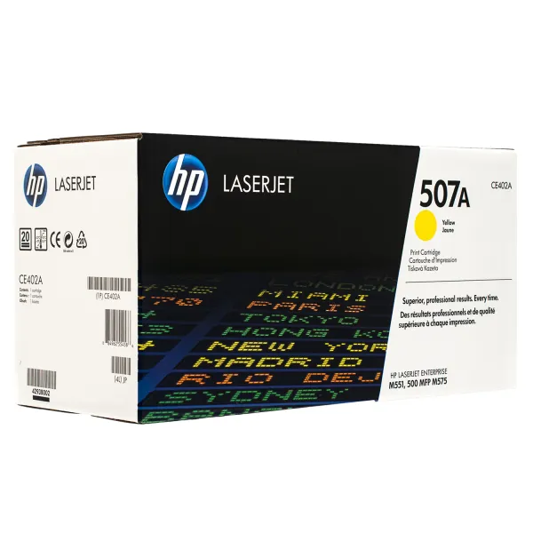 Картридж 507A желтый HP (CE402A)